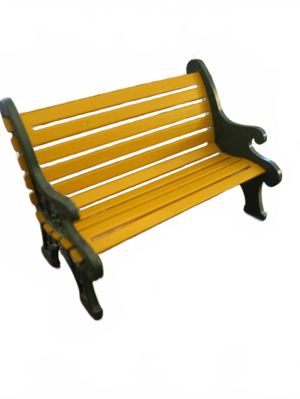 Department 56 Wrought Iron Park Bench 52302 Christmas Village